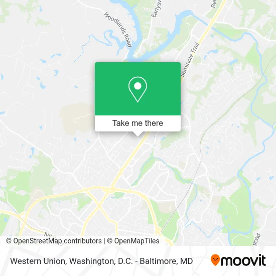 Western Union map
