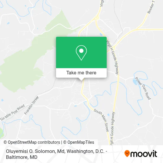 Oluyemisi O. Solomon, Md map