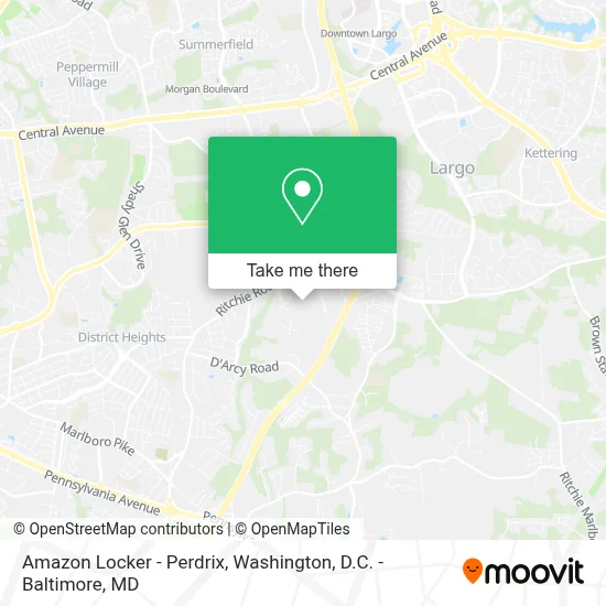 Amazon Locker - Perdrix map