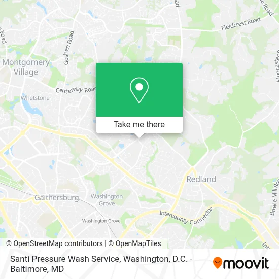 Santi Pressure Wash Service map