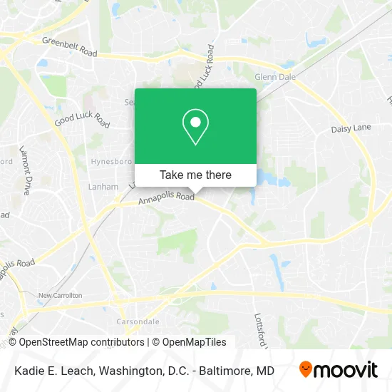 Kadie E. Leach map