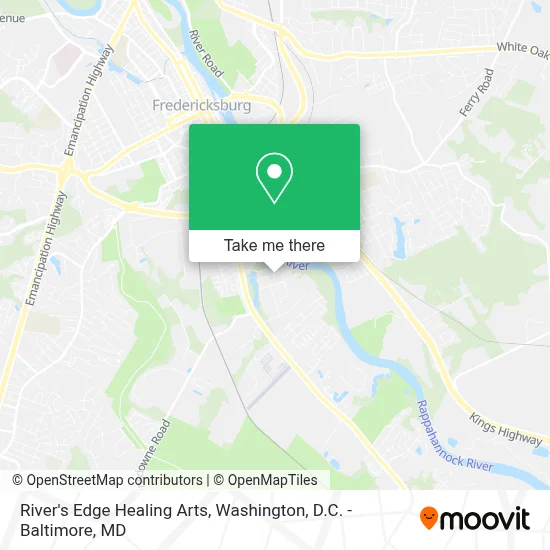 River's Edge Healing Arts map