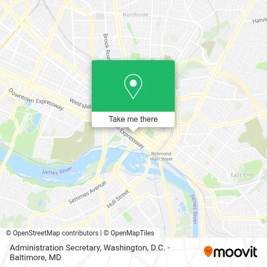 Administration Secretary map