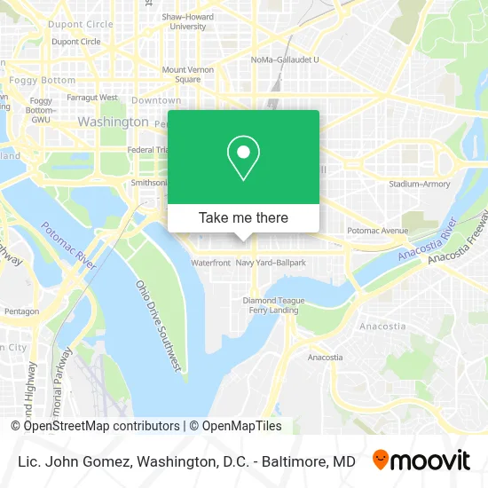 Lic. John Gomez map
