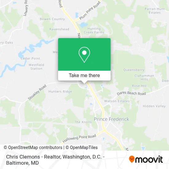 Chris Clemons - Realtor map