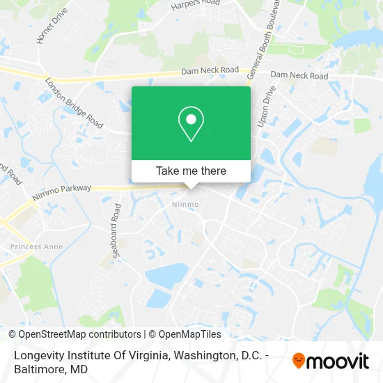 Longevity Institute Of Virginia map