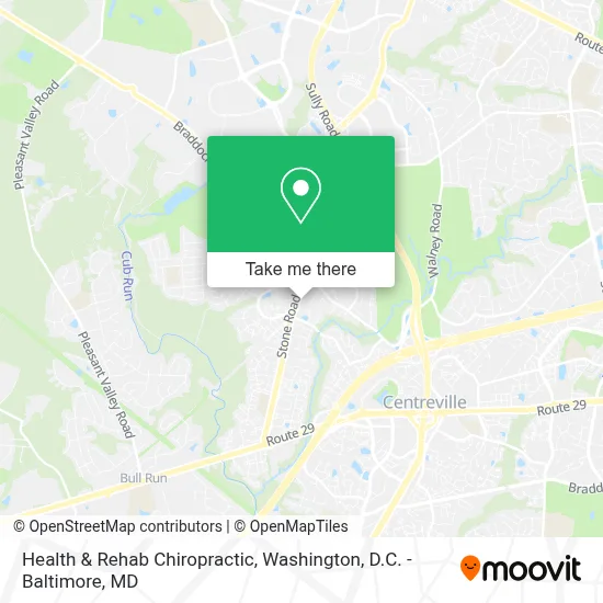 Health & Rehab Chiropractic map