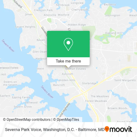Severna Park Voice map