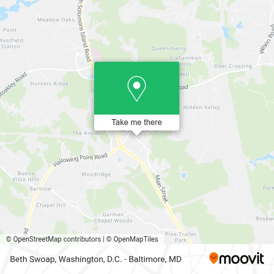 Beth Swoap map