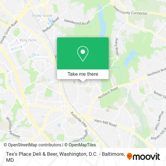 Tex's Place Deli & Beer map