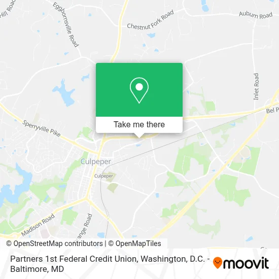 Partners 1st Federal Credit Union map