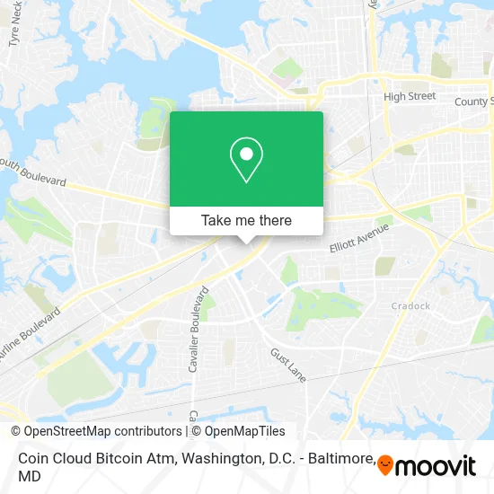 Coin Cloud Bitcoin Atm map