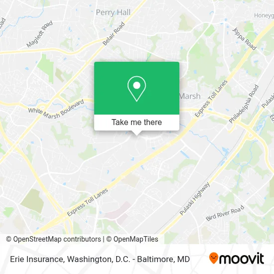 Erie Insurance map