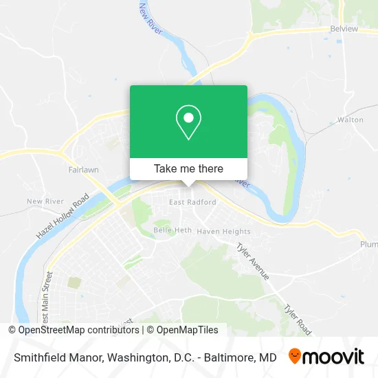 Smithfield Manor map