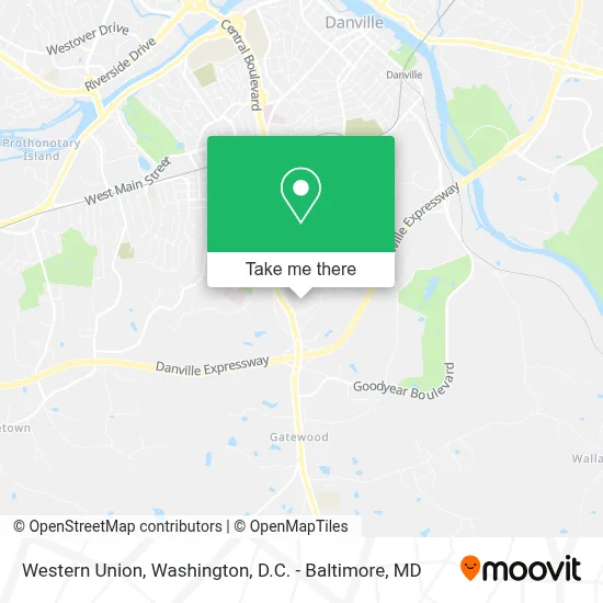 Western Union map