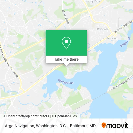 Argo Navigation map