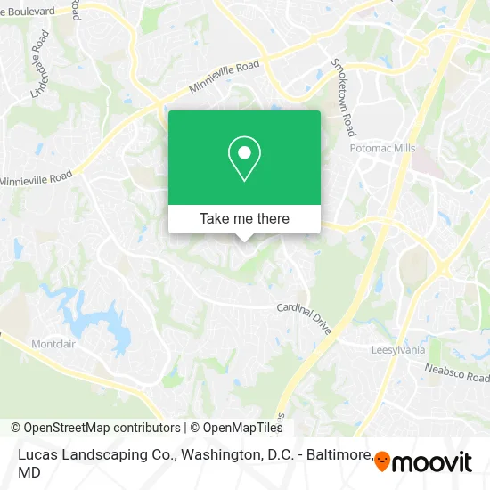 Lucas Landscaping Co. map
