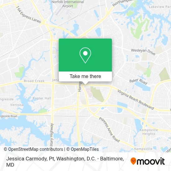 Jessica Carmody, Pt map