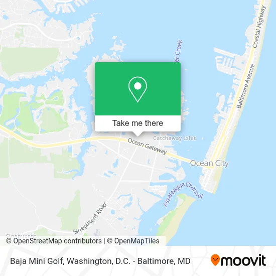 Baja Mini Golf map