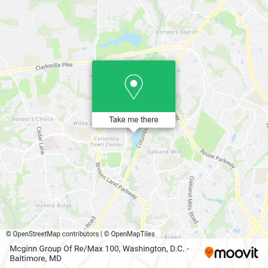 Mcginn Group Of Re/Max 100 map