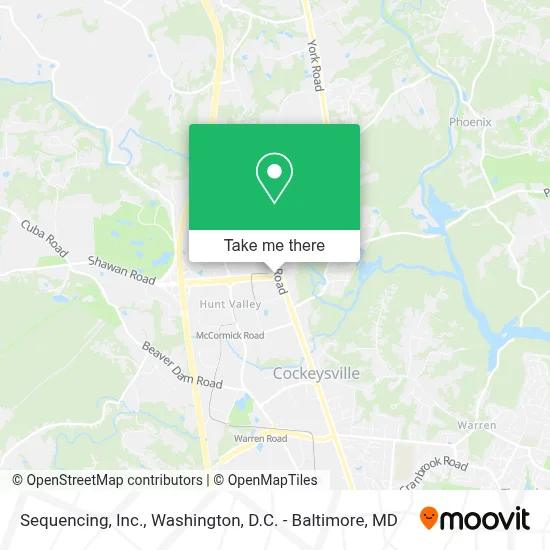 Sequencing, Inc. map