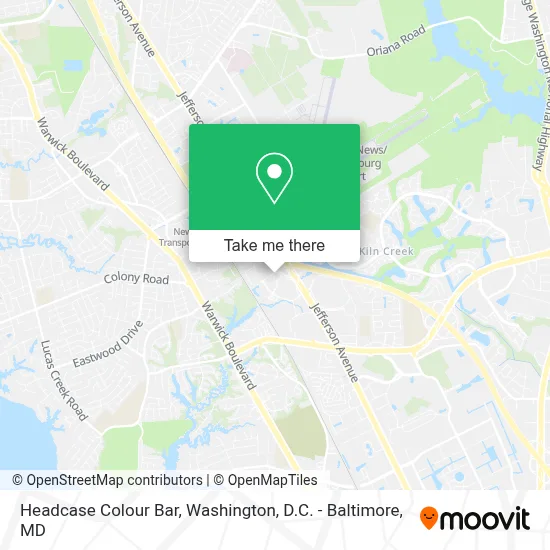 Headcase Colour Bar map