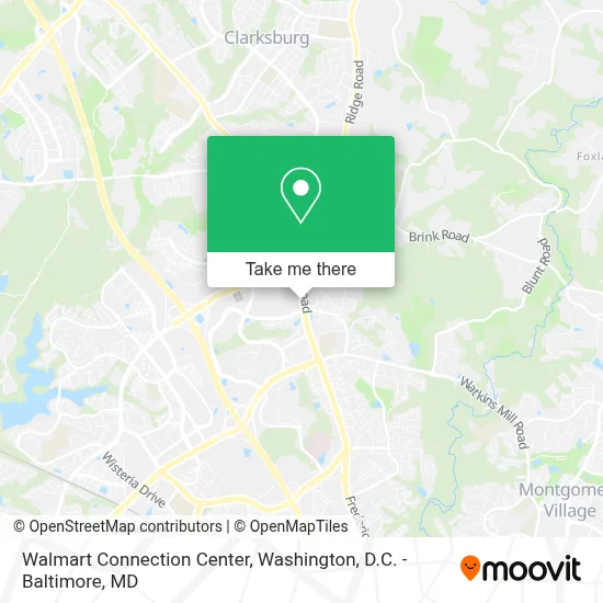 Walmart Connection Center map