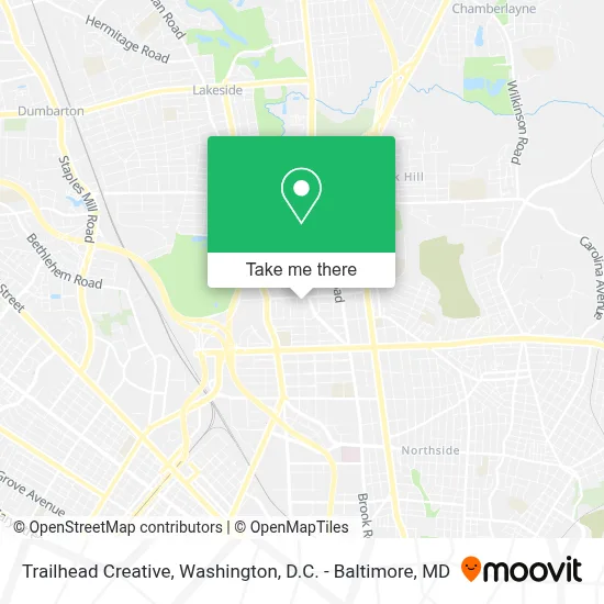 Trailhead Creative map