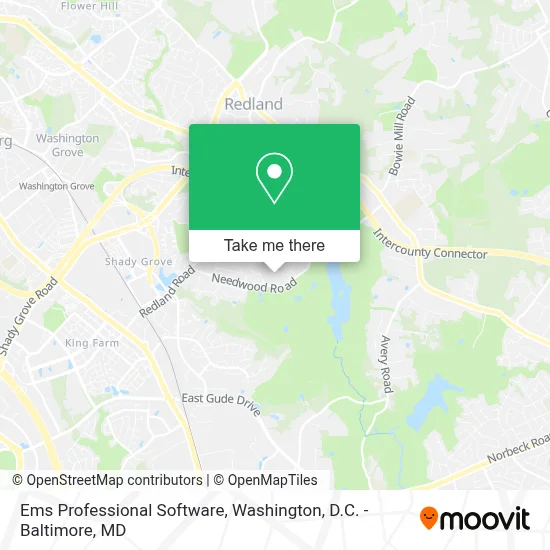Ems Professional Software map