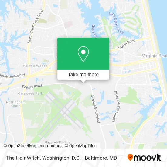 The Hair Witch map
