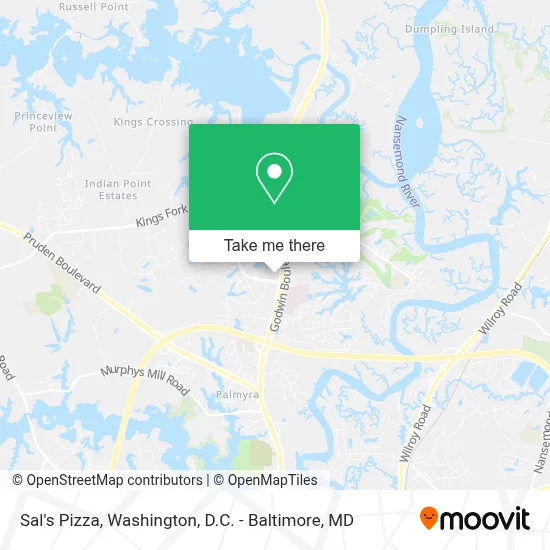 Sal's Pizza map