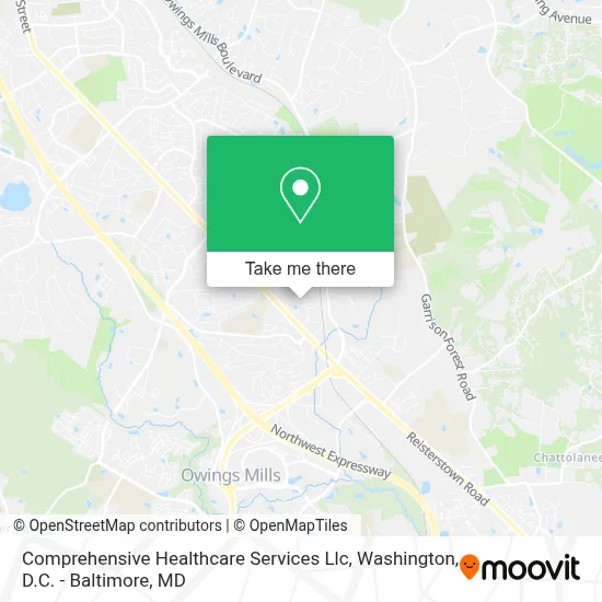 Comprehensive Healthcare Services Llc map