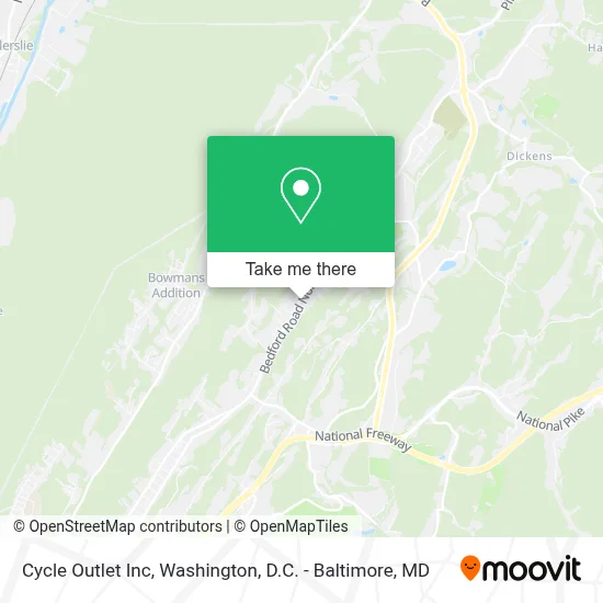 Cycle Outlet Inc map