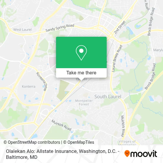 Olalekan Alo: Allstate Insurance map