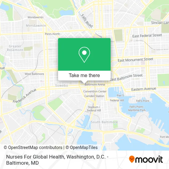 Nurses For Global Health map