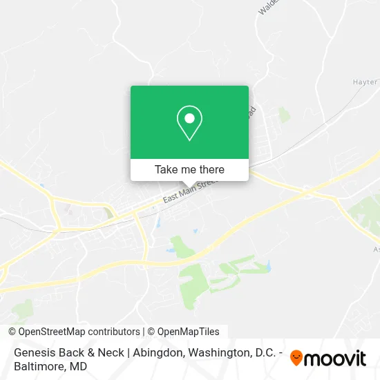 Genesis Back & Neck | Abingdon map