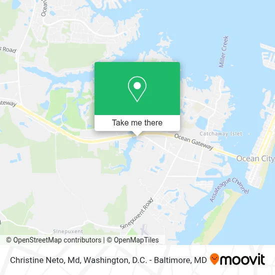 Christine Neto, Md map