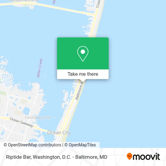 Riptide Bar map