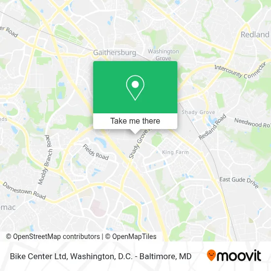 Bike Center Ltd map