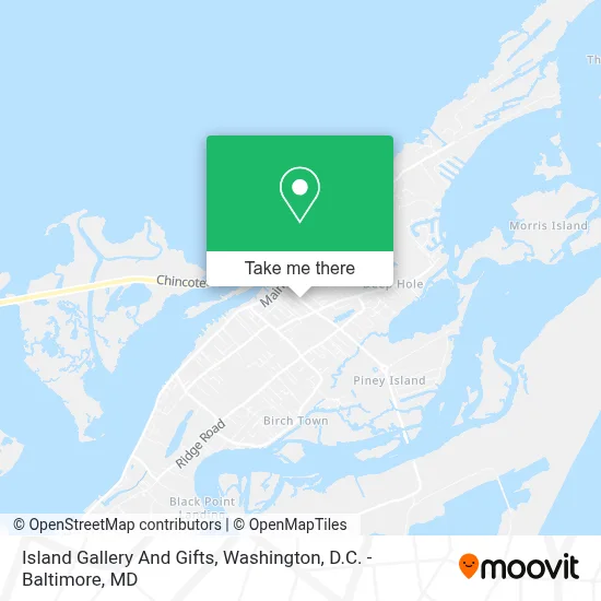 Island Gallery And Gifts map