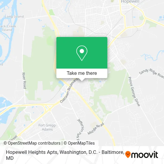 Hopewell Heights Apts map