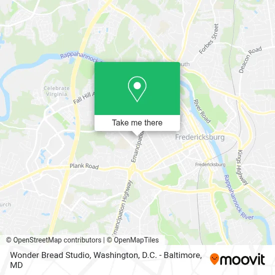 Wonder Bread Studio map