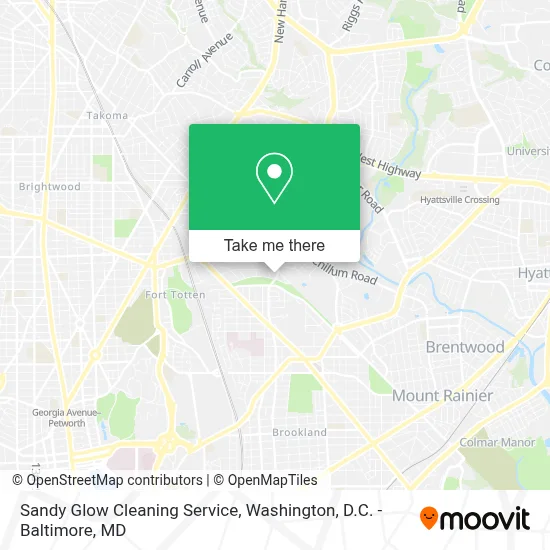 Sandy Glow Cleaning Service map
