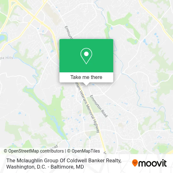 The Mclaughlin Group Of Coldwell Banker Realty map