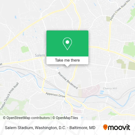 Salem Stadium map