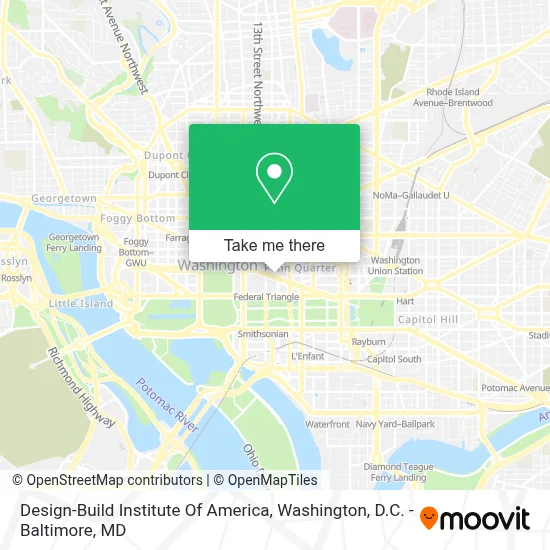 Design-Build Institute Of America map