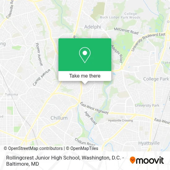 Rollingcrest Junior High School map