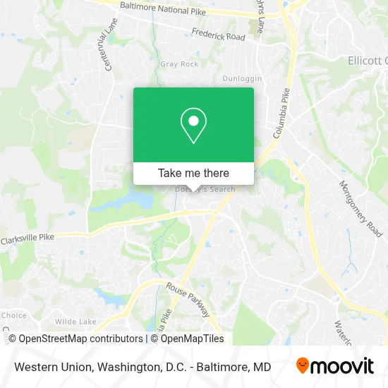 Western Union map