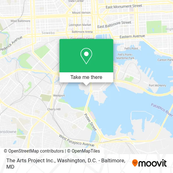 The Arts Project Inc. map