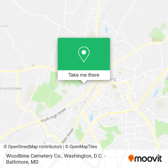 Woodbine Cemetery Co. map